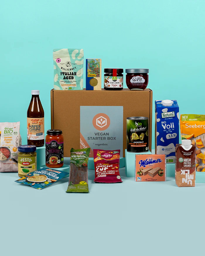 Verschiedene Vegane Box